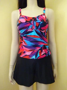 Badekleid Badeanzug Badeanzugkleid bpc selection bonprix 40 schwarz-bunt NEU! - Bild 1 von 10