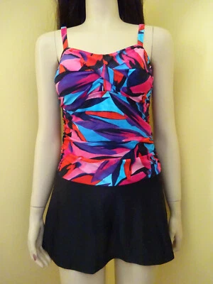 Badekleid Badeanzug Badeanzugkleid bpc selection bonprix 40 schwarz-bunt NEU! - Bild 1 von 4