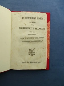 COSTITUZIONE BELGICA 1831-FRANCESE 1830-REGNO DUE SICILIE 1848-TOSCANA LEOPOLDO - Imagen 1 de 7