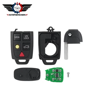 Fits Volvo S60 S80 XC70 XC90 2004-2009 LQNP2TAPU Remote Control Car Key Fob - Image 1 of 4