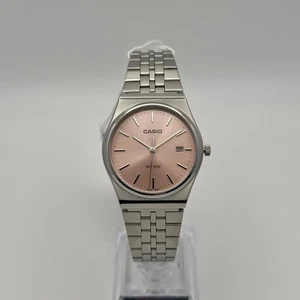 Casio MTP-B145D-4AVEF Herren Edelstahl Quarz Analog Dress Watch Pink 35mm - Bild 1 von 8