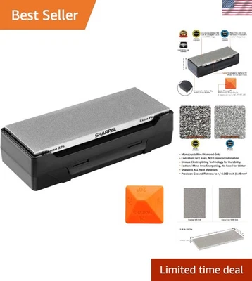 Piedra de afilar diamante de doble cara grano 325/1200 - Solución rápida y duradera Foto 1 de 4