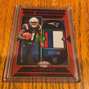 2024 Panini Certified - New Generation Jerseys Ja'Lynn Polk #NGS-JPK Red Mirror - Picture 1 of 4