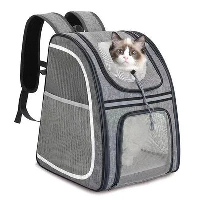 Haustier Katze Atmungsaktiver Rucksack für Outdoor Große Kapazität Welpen Tasche - Bild 1 von 4