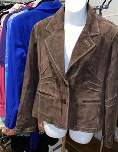 Wilsons Leather MAXIMA Damen Echtleder Braun Jacke Größe L - Bild 1 von 11
