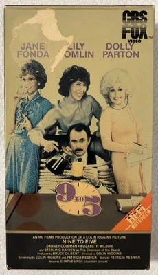 Nine to 5 9 to 5 (VHS, 1984, 1980 Film) CBS Fox HiFi Dolly Parton Jane Fonda - Image 1 of 4