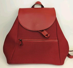 L.L. Mochila Bean pequeña roja con cordón para mujer 100 % poliéster - Imagen 1 de 17