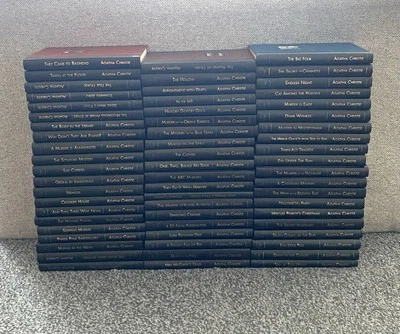 Vintage Agatha Christie Collection 61x Hardback Book Bundle - Image 1 of 4