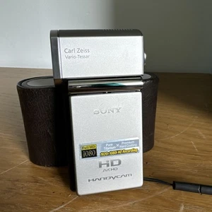 Sony Handycam HDR-TG3E Handheld High Definition Camcorder Silver Tested - Mint - Picture 1 of 13