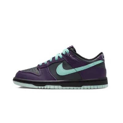 Nike Dunk Low DK gris humo/verde azulado artesanal para niños grandes (FB9109 013) Foto 1 de 4