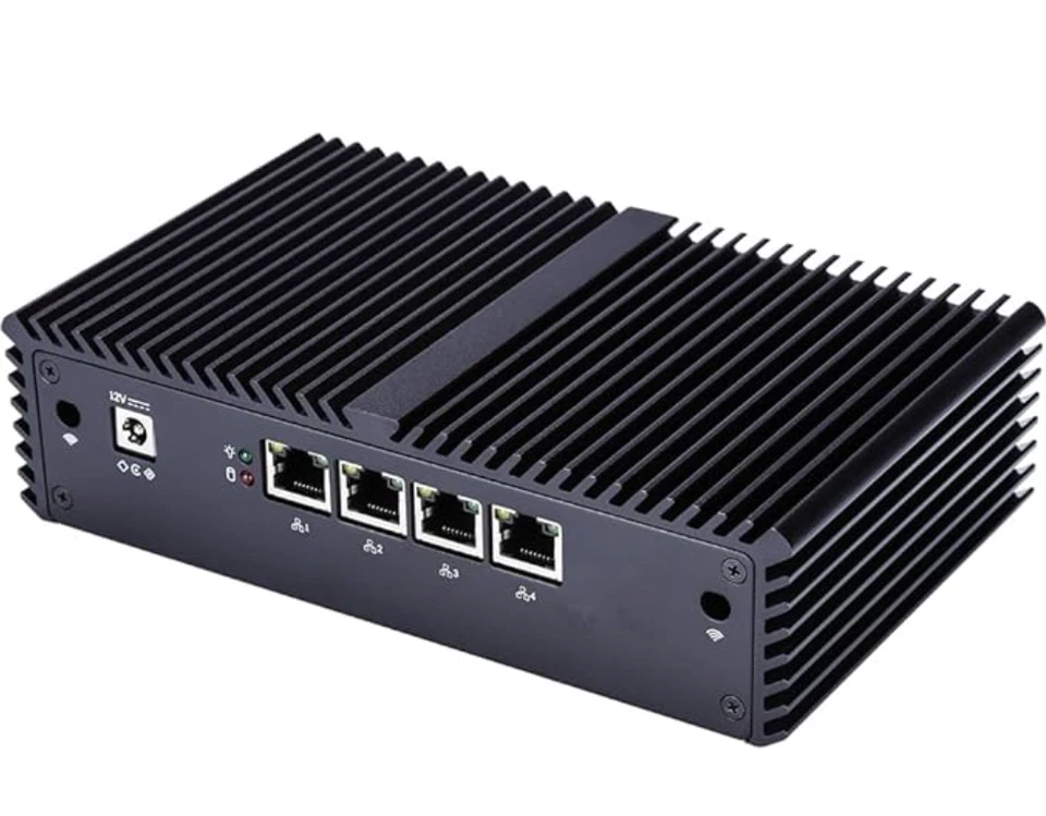 Qotom Q355G4 Fanless Mini PC Core i5 Processor 4G RAM 64G SSD 4 LAN Ports Linux - Image 1 of 1