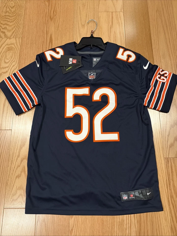 Reebok Chicago Bears Hoodie Sweatshirt Sweater Men’s Large Team Apparel Blue