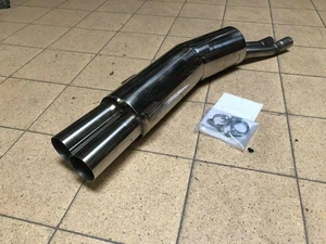 Silenciador de escape deportivo BMW Serie 7 E32 acero inoxidable NUEVO - Imagen 1 de 6
