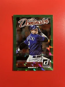 2014 Donruss Elite Dominator #27 Troy Tulowitzki SP /999 Colorado Rockies - Picture 1 of 2