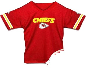 NWT NFL KANSAS CITY CHIEFS FRANKLIN FOOTBALL MESH MEDIUM YOUTH BOYS KIDS JERSEY - Picture 1 of 12