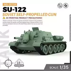 SSMODEL SS35754 1/35 Military Model Soviet SU-122 Self-Propelled Gun - Picture 1 of 5