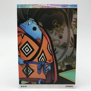 One Piece JINBE SR No.10-10 Japanese Collectable Wafer Card Anime - Picture 1 of 2