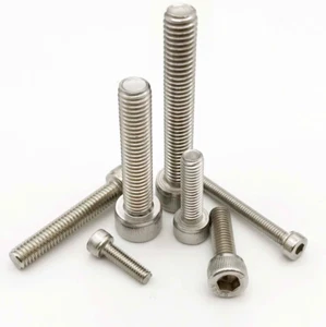 10X M2 M2.5 M3 M4 M5 M6 M8 Hex Hexagon Socket Cap Allen Head Screw Bolt - Bild 1 von 1