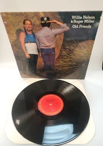 Willie Nelson & Roger Miller Old Friends Promo Vinyl 1982 CBS Records  - Picture 1 of 16