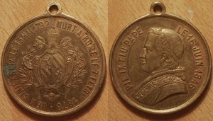 Médaille Italie, Vatican Pie IX, 1792-1878 !! - Imagen 1 de 1