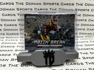 2023 Panini Prizm Draft Picks Jordan Addison #PB-8 Prizm Break Prizm Break - Image 1 of 2