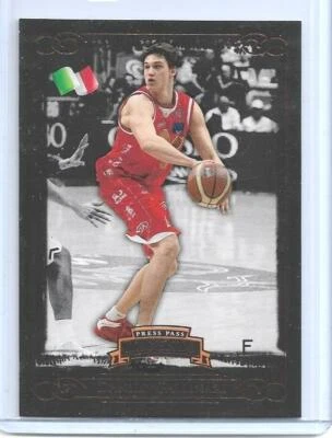 Tarjeta de novato Danilo Gallinardi Press Pass 2008 rara #10 ~ 750/750 ~ única Italia Foto 1 de 2
