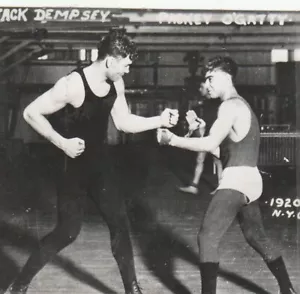 JACK DEMPSEY BOXEN HOFer-PACKEY O'GATTY NYC 1920 ORIGINAL AUTHENTISCHES FOTO - Bild 1 von 2