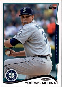2014 Topps Update #US-265 Yoervis Medina Mariners NM-MT 