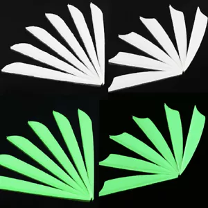 Flechas de goma luminosas de pluma de tiro con arco de 1,75/2/2,5"/3"/4" 50/100 piezas hágalo usted mismo - Imagen 1 de 15