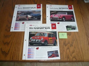 Three from UK Hot Cars UNIQUE IMP BROCHUREs IMP 95 - Mini Marcos Austin-Healey - Picture 1 of 1