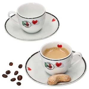 Ritzenhoff&Breker 4tlg Set Caffee Amore Espressotasse + Untertasse 80ml - Bild 1 von 6