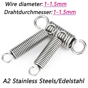 Expansion Spring Stainless Steel Tension Extension Expanding Springs 10mm-350mm - Picture 1 of 232