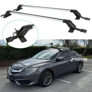 Car Top Roof Rack Cross Bars 42" Luggage Cargo Carrier For Acura ILX 2013-2024 - Picture 1 of 12