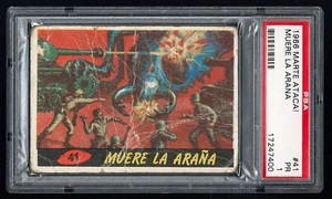 1966 Marte Ataca #41 PSA 1 Solid Centering Argentina Mars Attacks Argentine Card - Picture 1 of 2