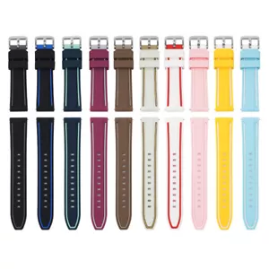 Two-tone Silicone Watch Band Strap For Huami Amazfit GTR 20/26mm GTS Bip Strato - Picture 1 of 39