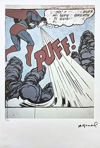 ANDY WARHOL - Superman - signed, numbered edition 23/100, 38 x 56 cm - Picture 1 of 7