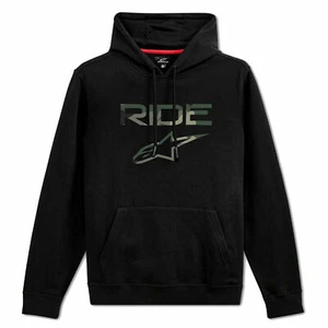 ALPINESTARS RIDE 2.0 PULLOVER HOODY BLACK CAMO ADULT MX HOODIE NEW ASTARS CASUAL - Picture 1 of 1