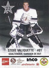 1997-98 Sudbury Wolves Police #23 Steve Valiquette