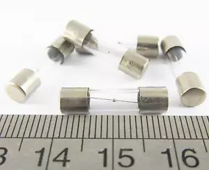 100 Pcs 5x20 Slow Blow Glass Fuse 5mm x 20mm 250V Slow Blow - Picture 1 of 51