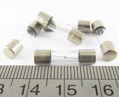 100 Pcs 5x20 Slow Blow Glass Fuse 5mm x 20mm 250V Slow Blow - Image 1 of 3