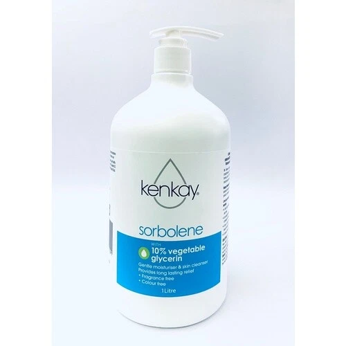 Kenkay Skin Relief Sorbolene with 10% Glycerin Pump Purpose Skin Emollient 1L - image 1 of 1