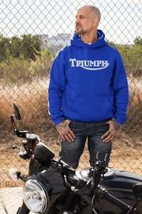 TRIUMPH MOTORCYCLES Dirt bike Motocross Heavy Blend™ Sweatshirt HOODED - Picture 1 of 12