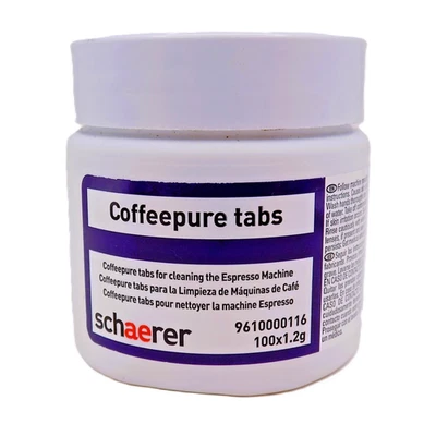 Schaerer Coffeepure Tabs Cleaning for Espresso Machines, 100 Count, 9610000116 - Image 1 of 4