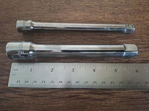 2 Kobalt Ratchet Extensions Full Polish 6" 1/2 Drive & 6" 3/8 Drive - Picture 1 of 1