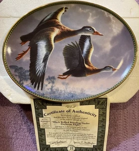 Platos coleccionables Wild Wings Jim Hautman Black Bellied Whistling Ducks: - Imagen 1 de 7