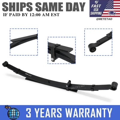 For Nissan Frontier 4WD Crew Cab 2005-2018 Black Steel Rear Leaf Spring Foto 1 de 4