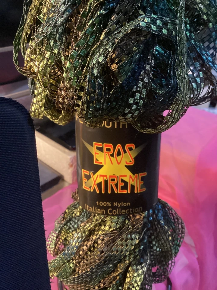 Hilo Plymouth Eros Extreme Marrón y Azul Escalera Nylon 98 Yardas Italia #114 Foto 1 de 1