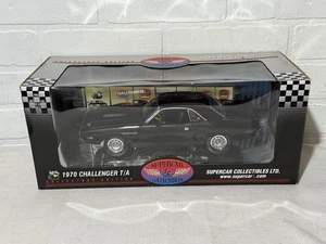 1:18 1970 Dodge Challenger T/A Supercar Collectibles Highway 61 Black 50239 - Picture 1 of 15