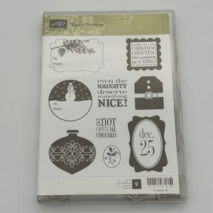 Stampin' Up!  Tags til Christmas Stempelset Ornament Food Tag Geschenk Frech Schön - Bild 1 von 4