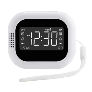 Rechargeable Alarm Clock with 3 Level Vibration or Sound Mode for Heavy Sleepers - Picture 1 of 8
